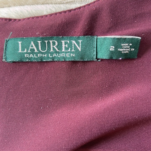 Plum Ralph Lauren Wiggle Dress - Picture 5 of 6